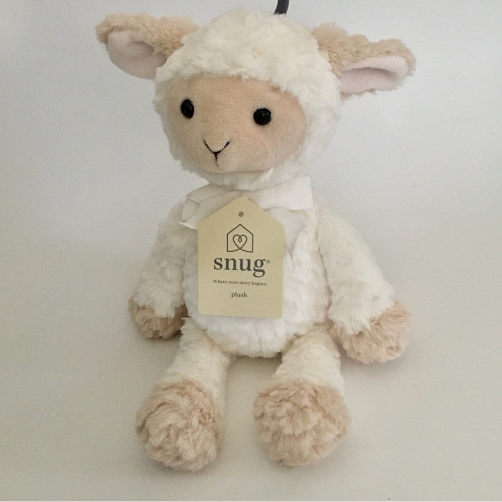 NEW Plush Lamb Soft Baby Toy Stuffed Animal Cuddle Baby Gift | Snug